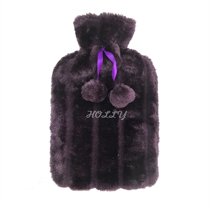 Rabbit fur Hot Water Bottle Cover