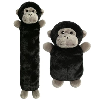 Dlo Piki Dlo Cho ak Fwad Boutèy Plush Makak Jwèt Kouvèti